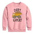 thumbnail image 1 of Instant Message - Dirt Expert Graphic Long Sleeve Fleece Sweatshirt, 1 of 5
