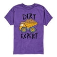 thumbnail image 1 of Instant Message - Dirt Expert - Toddler & Youth Short Sleeve Graphic T-Shirt, 1 of 7