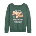 thumbnail image 1 of Instant Message - Disco Nite - Women's Lightweight French Terry Long Sleeve Shirt, 1 of 6