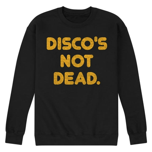 Instant Message - Discos Not Dead - Men's Crew Neck Fleece Pullover