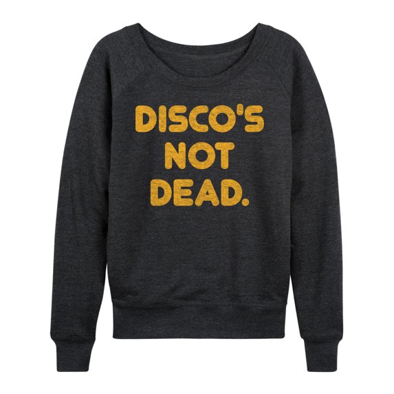 Instant Message - Discos Not Dead - Women's Lightweight French Terry Long Sleeve Shirt