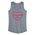 thumbnail image 1 of Instant Message - Disrespectfully No  - Women's Racerback Tank Top, 1 of 6