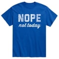 thumbnail image 1 of Instant Message - Distressed Nope Not Today Short Sleeve Graphic T-Shirt, 1 of 5