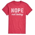 thumbnail image 1 of Instant Message - Distressed Nope Not Today - Men's Short Sleeve Graphic T-shirt, 1 of 5