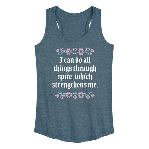 Instant Message - Do All Things Through Spite - Women's Racerback Tank Top
