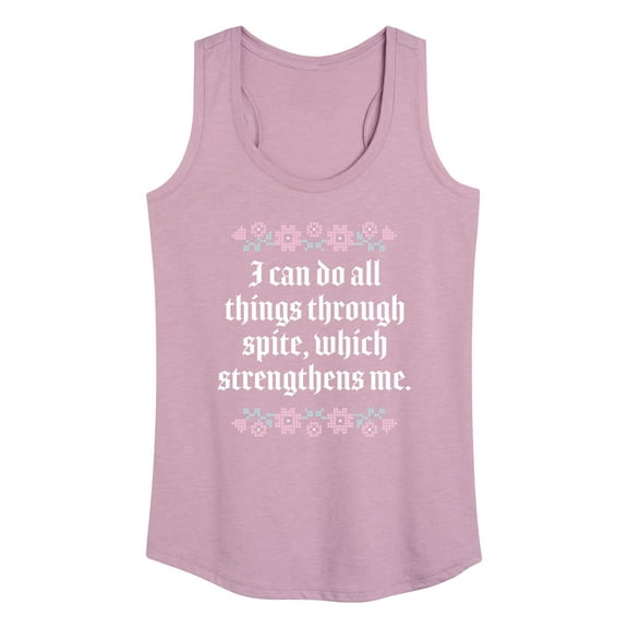 Instant Message - Do All Things Through Spite - Women's Racerback Tank Top