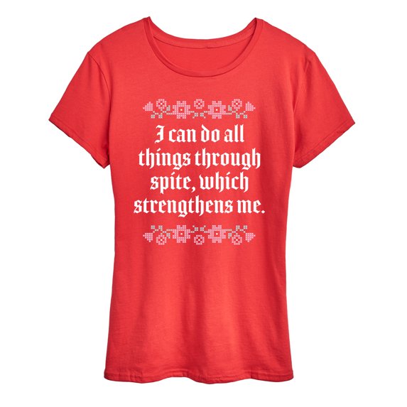 Instant Message - Do All Things Through Spite - Women's Short Sleeve Graphic T-Shirt