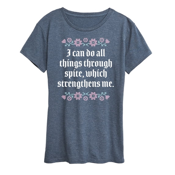 Instant Message - Do All Things Through Spite - Women's Short Sleeve Graphic T-Shirt