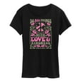 thumbnail image 1 of Instant Message - Do All Things With Love & Kindness - Women's Short Sleeve Graphic T-Shirt, 1 of 6