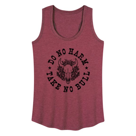 Instant Message - Do No Harm, Take No Bull - Women's Racerback Tank Top