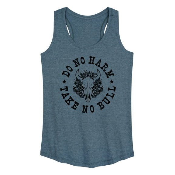 Instant Message - Do No Harm, Take No Bull - Women's Racerback Tank Top