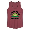 thumbnail image 1 of Instant Message - Do Nothing Frog - Women's Racerback Tank Top, 1 of 6