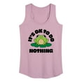 thumbnail image 1 of Instant Message - Do Nothing Frog - Women's Racerback Tank Top, 1 of 6