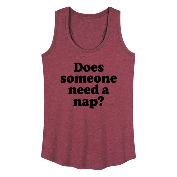 Instant Message - Does Someone Need A Nap - Women's Racerback Tank Top
