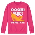 thumbnail image 1 of Instant Message - Dog Oooh Big Stretch - Men's Crew Neck Fleece Pullover, 1 of 1