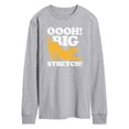 thumbnail image 1 of Instant Message - Dog Oooh Big Stretch - Men's Long Sleeve T-Shirt, 1 of 5