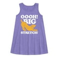thumbnail image 1 of Instant Message - Dog Oooh Big Stretch  - Toddler & Youth Girls A-line Dress, 1 of 4