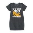 thumbnail image 1 of Instant Message - Dog Oooh Big Stretch  - Toddler & Youth Girls Fleece Dress, 1 of 4