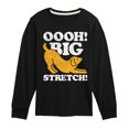 thumbnail image 1 of Instant Message - Dog Oooh Big Stretch - Toddler & Youth Long Sleeve Graphic T-Shirt, 1 of 5