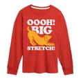 thumbnail image 1 of Instant Message - Dog Oooh Big Stretch - Toddler & Youth Long Sleeve Graphic T-Shirt, 1 of 5