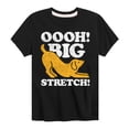 thumbnail image 1 of Instant Message - Dog Oooh Big Stretch - Toddler & Youth Short Sleeve Graphic T-Shirt, 1 of 5