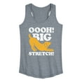 thumbnail image 1 of Instant Message - Dog Oooh Big Stretch - Women's Racerback Tank Top, 1 of 5