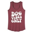 thumbnail image 1 of Instant Message - Dog Vibes Only - Women's Racerback Tank Top, 1 of 6