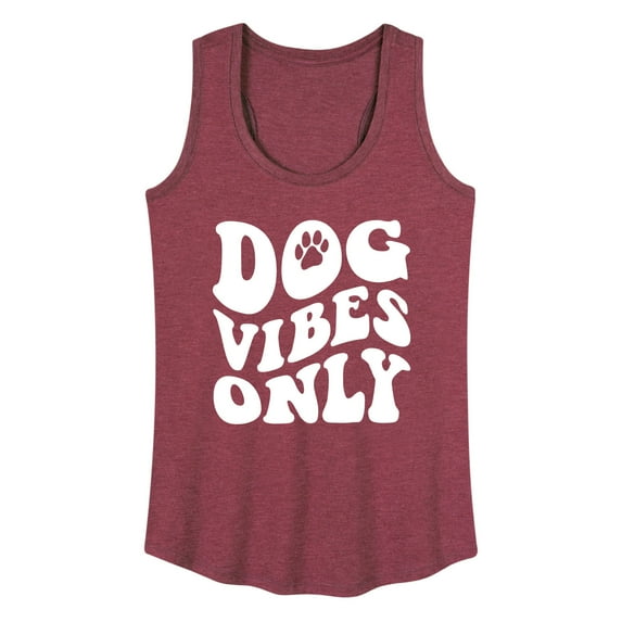 Instant Message - Dog Vibes Only - Women's Racerback Tank Top