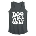 thumbnail image 1 of Instant Message - Dog Vibes Only - Women's Racerback Tank Top, 1 of 6