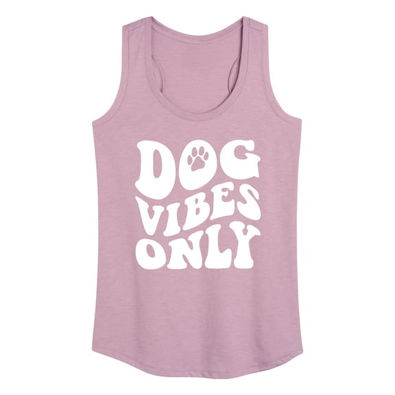 Instant Message - Dog Vibes Only - Women's Racerback Tank Top