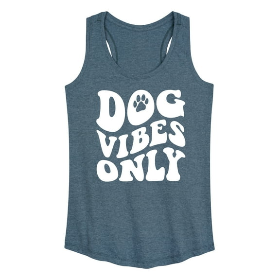 Instant Message - Dog Vibes Only - Women's Racerback Tank Top