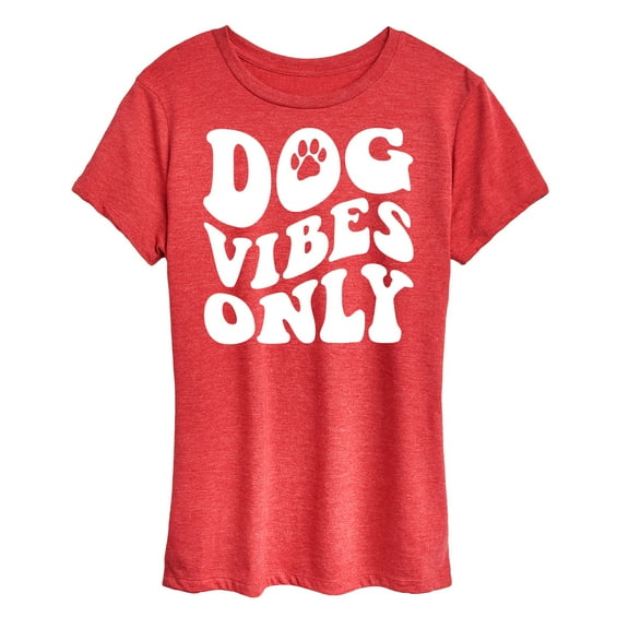 Instant Message - Dog Vibes Only - Women's Short Sleeve Graphic T-Shirt
