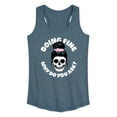 thumbnail image 1 of Instant Message - Doing Fine Why Do You Ask - Women's Racerback Tank Top, 1 of 6