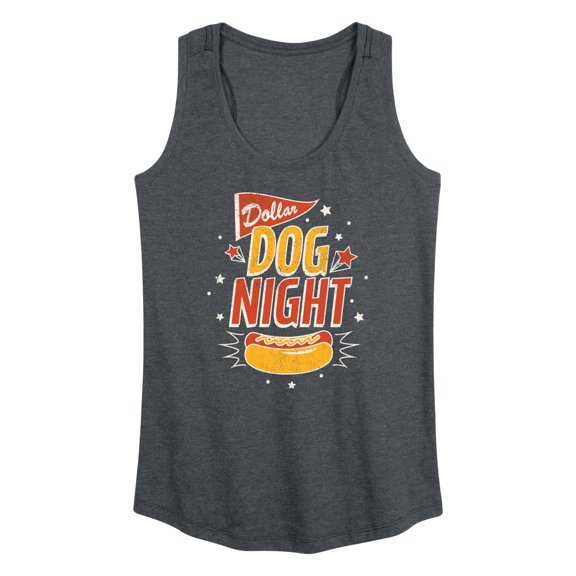 Instant Message - Dollar Dog Night - Women's Racerback Tank Top