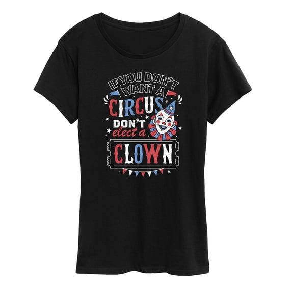 Instant Message - Don't Clown - Women's Short Sleeve Graphic T-Shirt