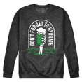 thumbnail image 1 of Instant Message - Don't Forget To Hydrate - Men's Crew Neck Fleece Pullover, 1 of 7