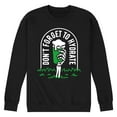thumbnail image 1 of Instant Message - Don't Forget To Hydrate - Men's Crew Neck Fleece Pullover, 1 of 6