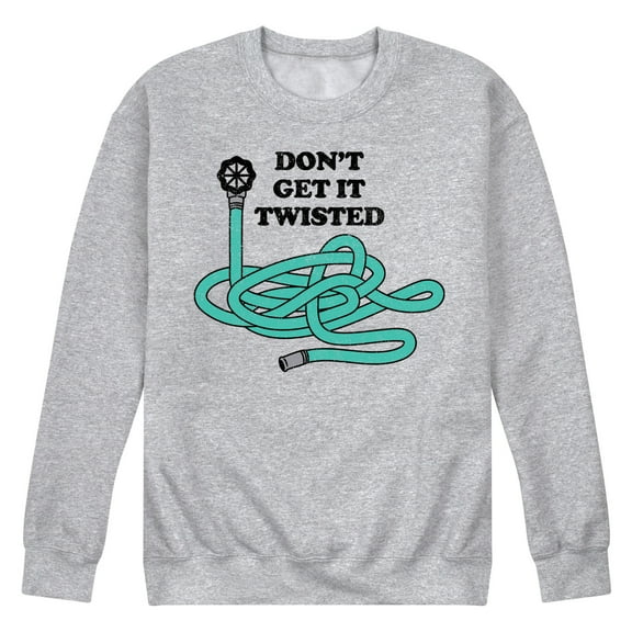 Instant Message - Don't Get It Twisted - Men's Crew Neck Fleece Pullover