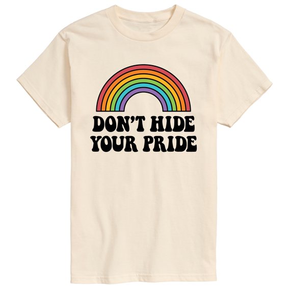 Instant Message - Don't Hide Your Pride - Men's Short Sleeve Graphic T-Shirt