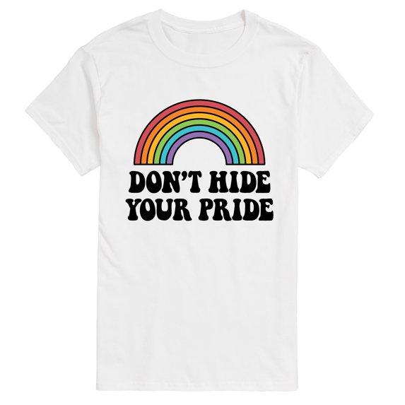 Instant Message - Don't Hide Your Pride - Men's Short Sleeve Graphic T-Shirt