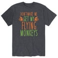 thumbnail image 1 of Instant Message - Don't Make Me Get Flying Monkeys - Men's Short Sleeve Graphic T-Shirt, 1 of 5