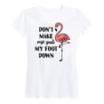 thumbnail image 1 of Instant Message - Don't Make Me Put My Foot Down - Women's Short Sleeve Graphic T-Shirt, 1 of 5