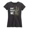 thumbnail image 1 of Instant Message - Don't Touch Me - Women's Short Sleeve Graphic T-Shirt, 1 of 5