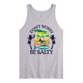 thumbnail image 1 of Instant Message - Don't Worry, Be Salty - Fishing, Hunting, Camping - Men's Jersey Tank Top, 1 of 5