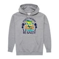 thumbnail image 1 of Instant Message - Don't Worry, Be Salty - Fishing, Hunting, Camping - Men's Pullover Hooded Fleece Sweatshirt, 1 of 6