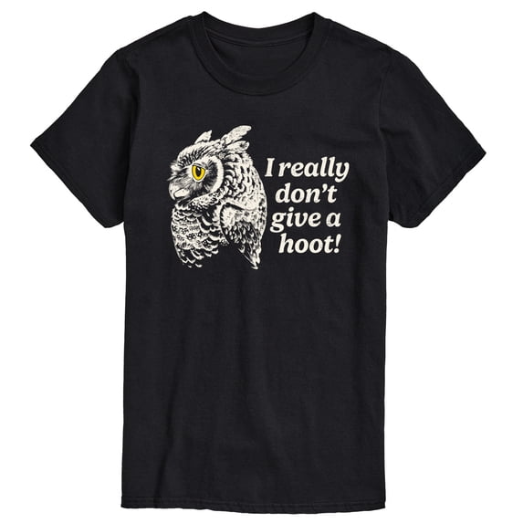 Instant Message - Dont Give A Hoot Short Sleeve Graphic T-Shirt