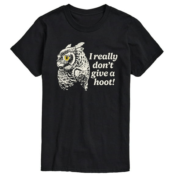 Instant Message - Dont Give A Hoot - Men's Short Sleeve Graphic T-Shirt