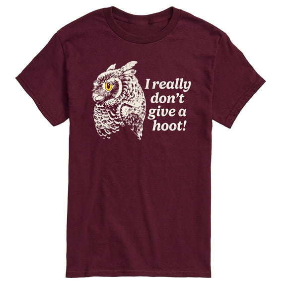 Instant Message - Dont Give A Hoot - Men's Short Sleeve Graphic T-Shirt