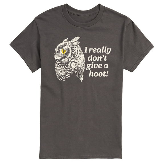 Instant Message - Dont Give A Hoot - Men's Short Sleeve Graphic T-Shirt