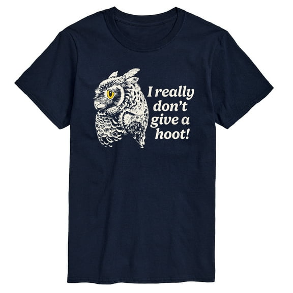 Instant Message - Dont Give A Hoot - Men's Short Sleeve Graphic T-Shirt